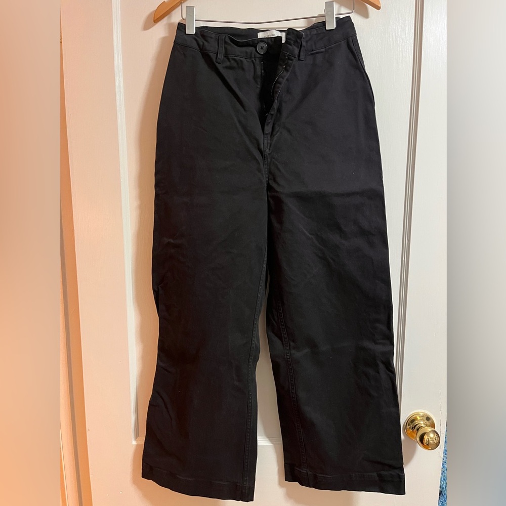 Assembly Label Hana Twill Pant, Black Sz. 8 AUS/4 US